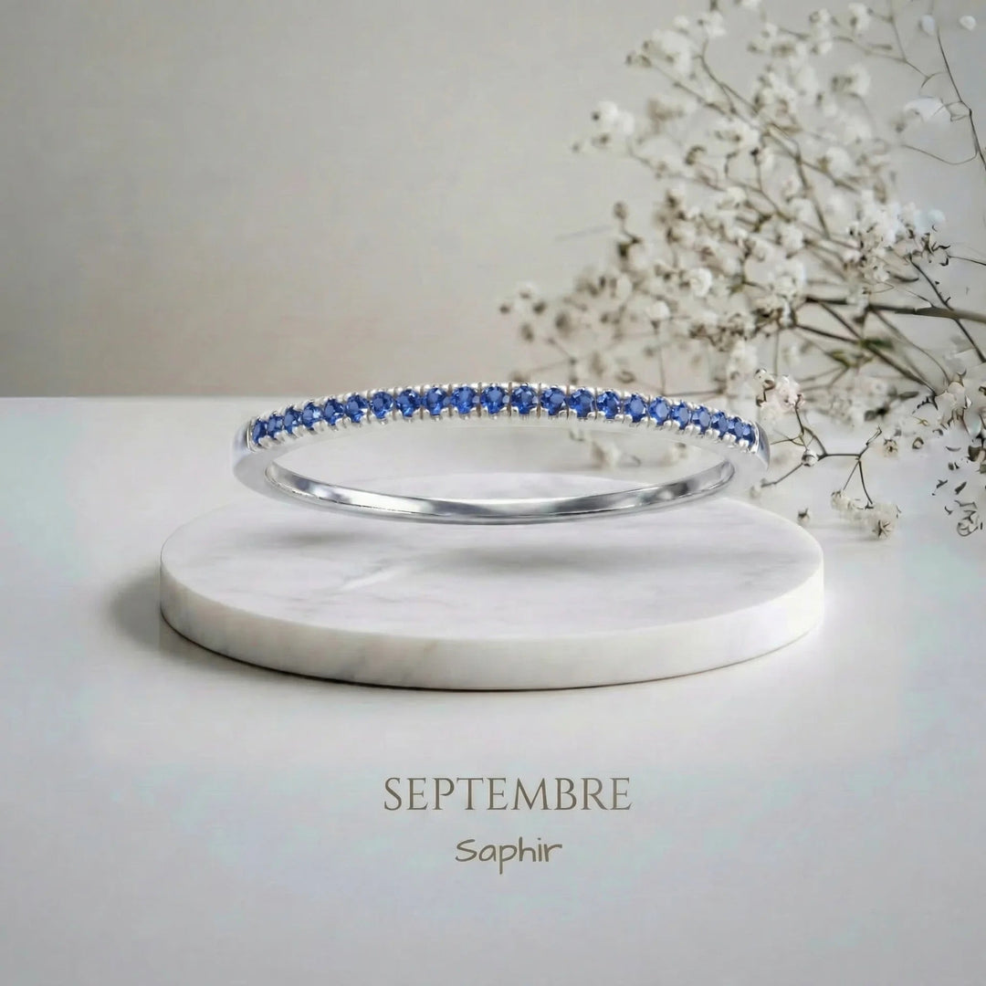 BAGUE AVEC PIERRE DE NAISSANCE