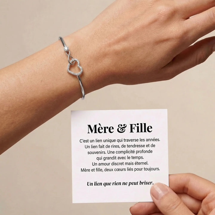 MÈRE & FILLE | BRACELET CŒUR INFINI