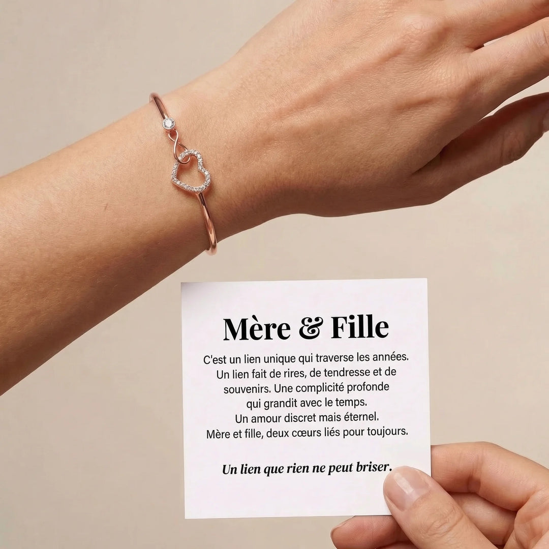 MÈRE & FILLE | BRACELET CŒUR INFINI