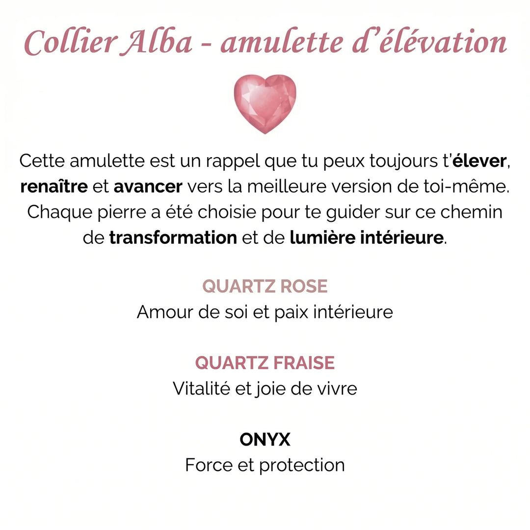 COLLIER ALBA – AMULETTE D'ÉLÉVATION