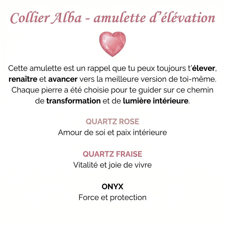 COLLIER ALBA – AMULETTE D'ÉLÉVATION