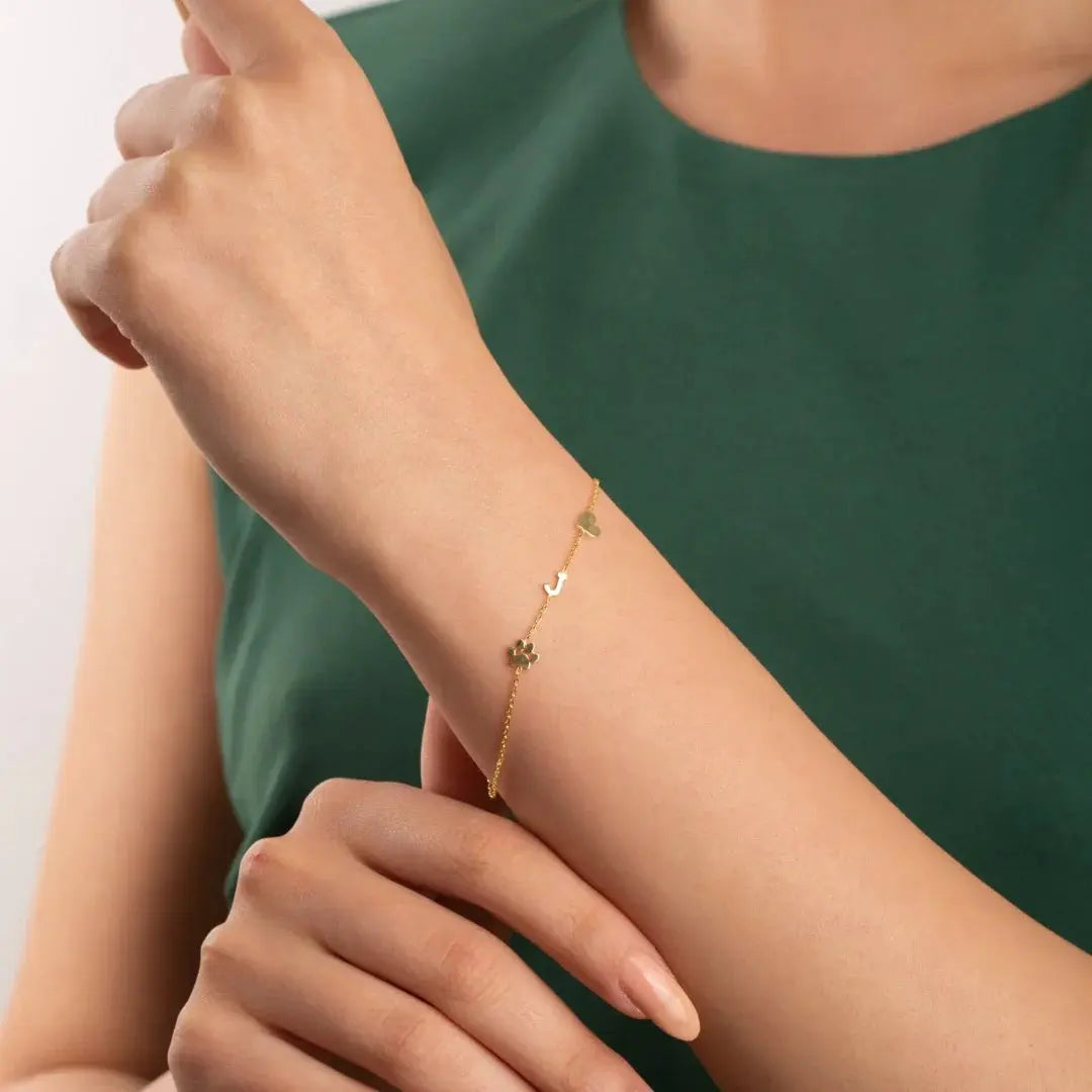 BRACELET PERSONNALISÉ AVEC INITIALES