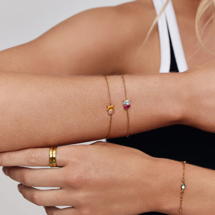 Forever Duo Birthstone Bracelet