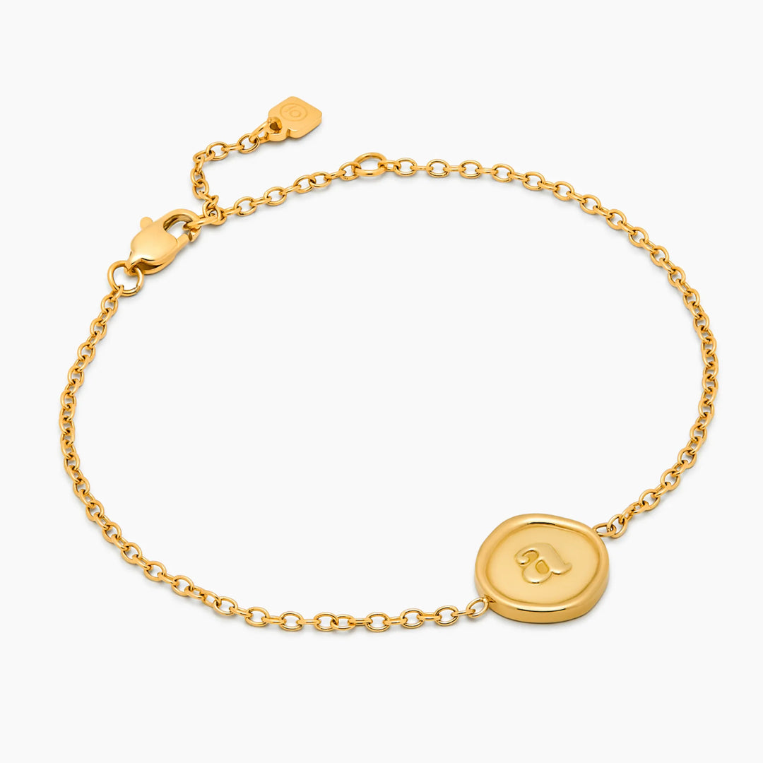 Initial Stamp Bracelet