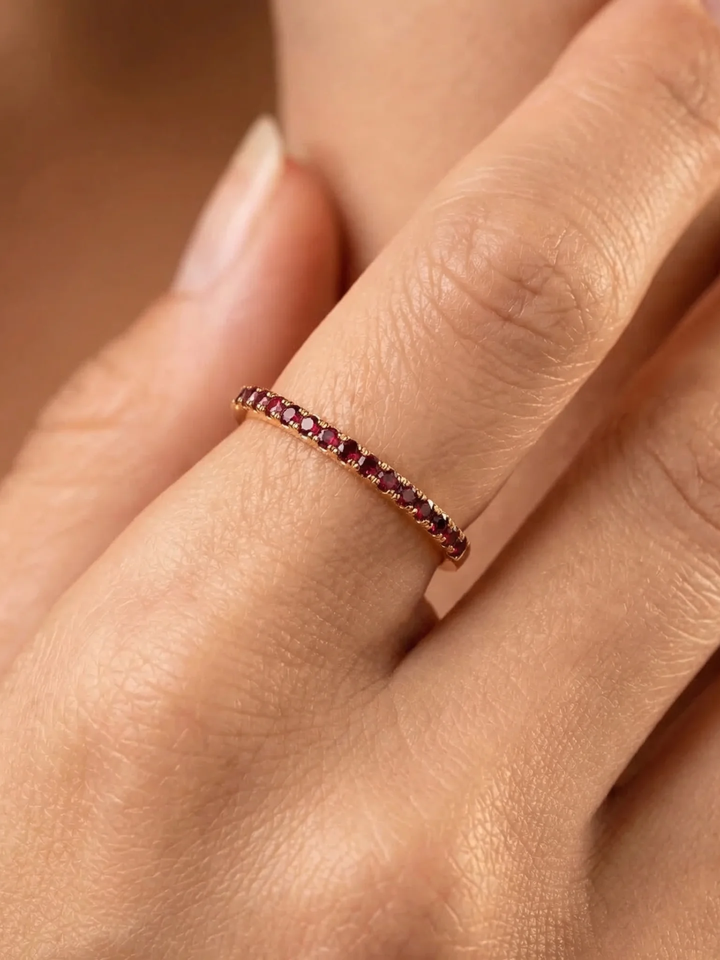 BAGUE AVEC PIERRE DE NAISSANCE