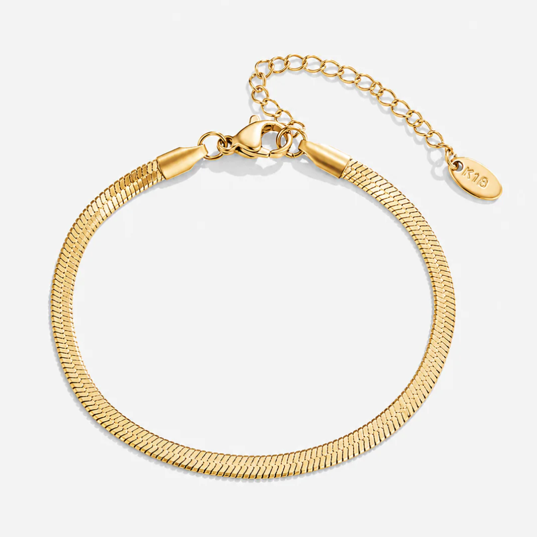 BRACELET À MAILLONS SERPENT
