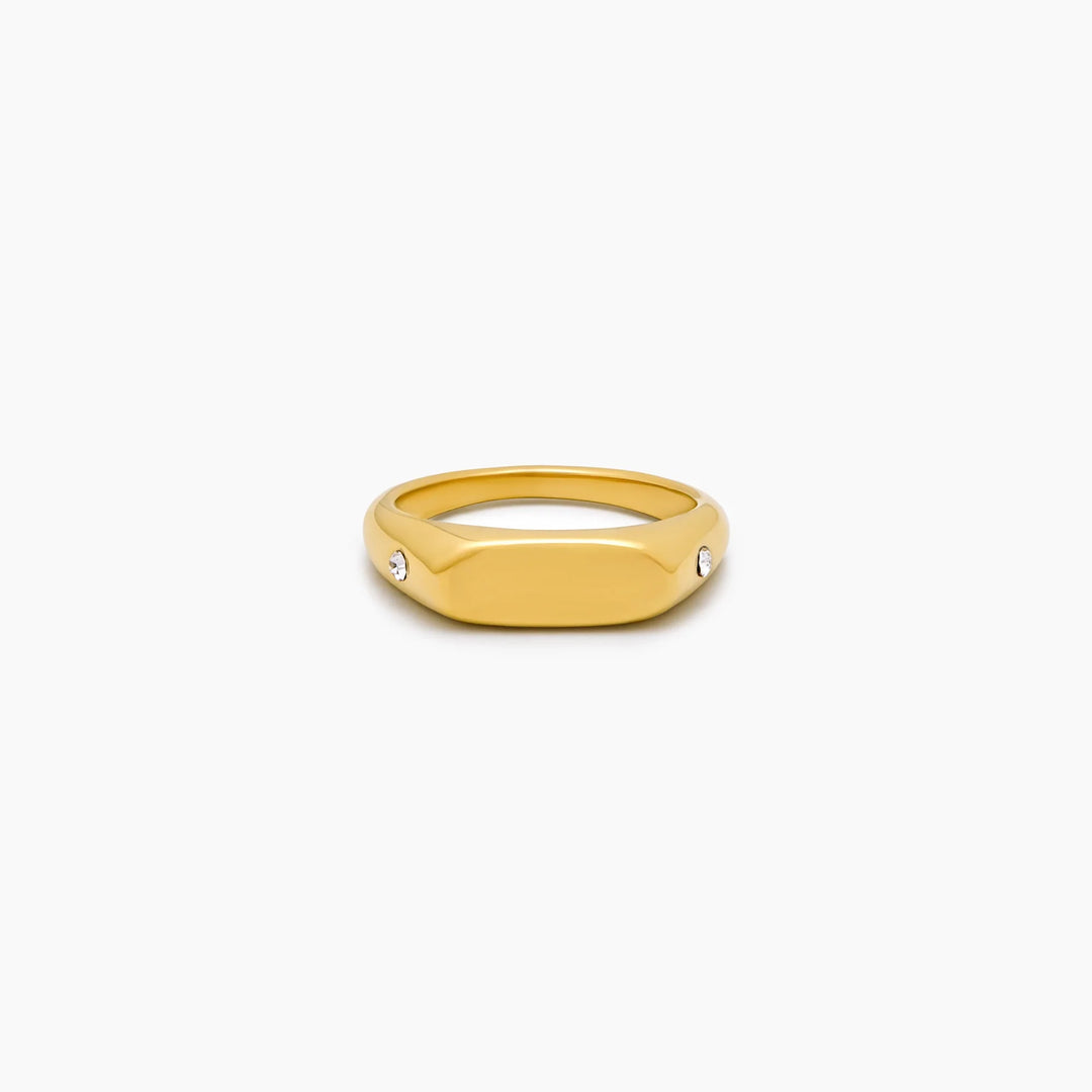 Twin Star Signet Ring