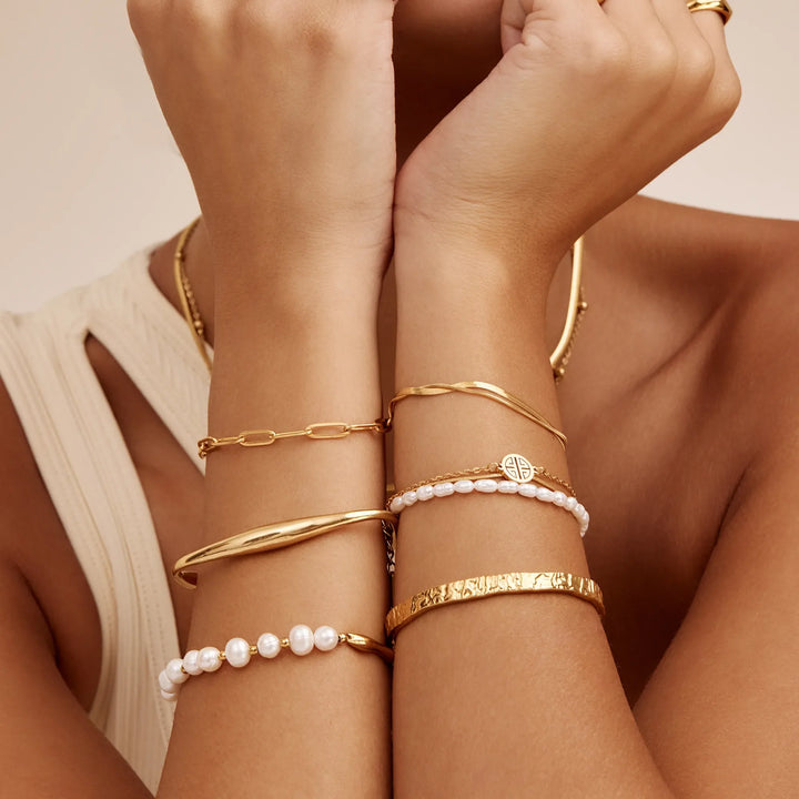 Dune Gold Cuff Bracelet
