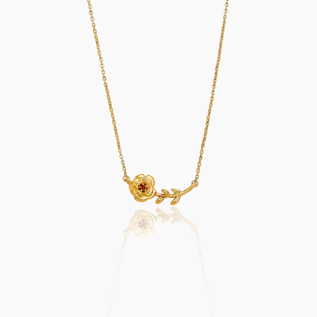 Dainty Birthflower Necklace