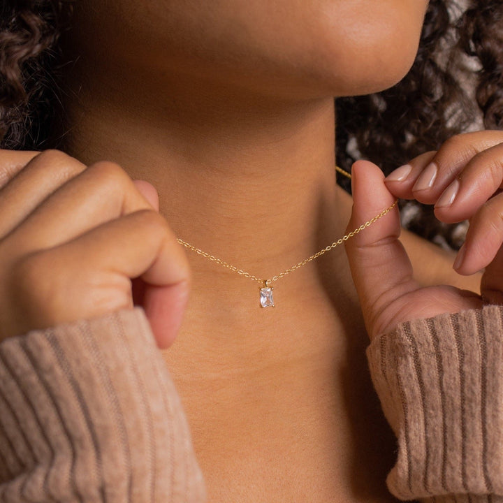 Sage Diamond Necklace in 18K Gold