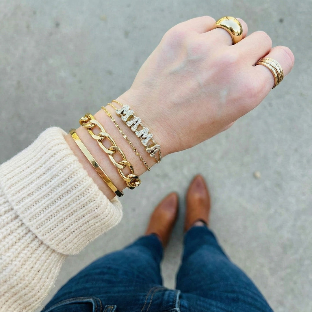 BRACELET AVEC PRÉNOM EN BULLES