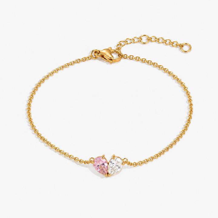 BRACELET DUO AVEC PIERRES DE NAISSANCE